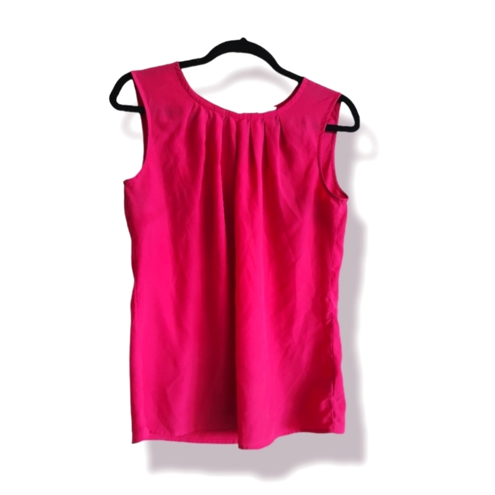 Merona Pink Sleeveless Scoop-neck Top